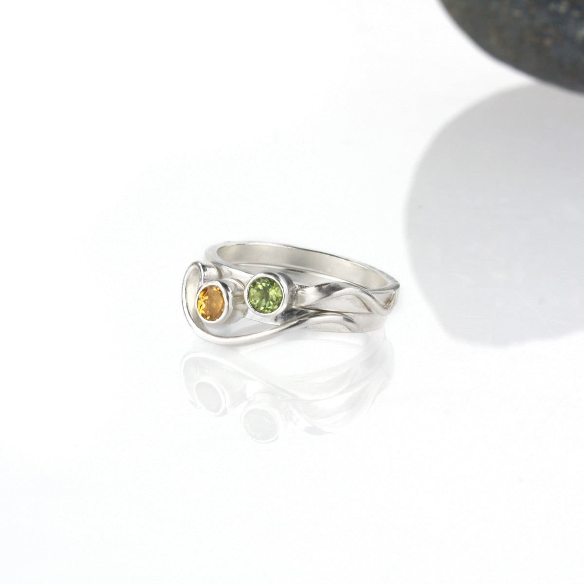 Arabesque Ring with Citrine