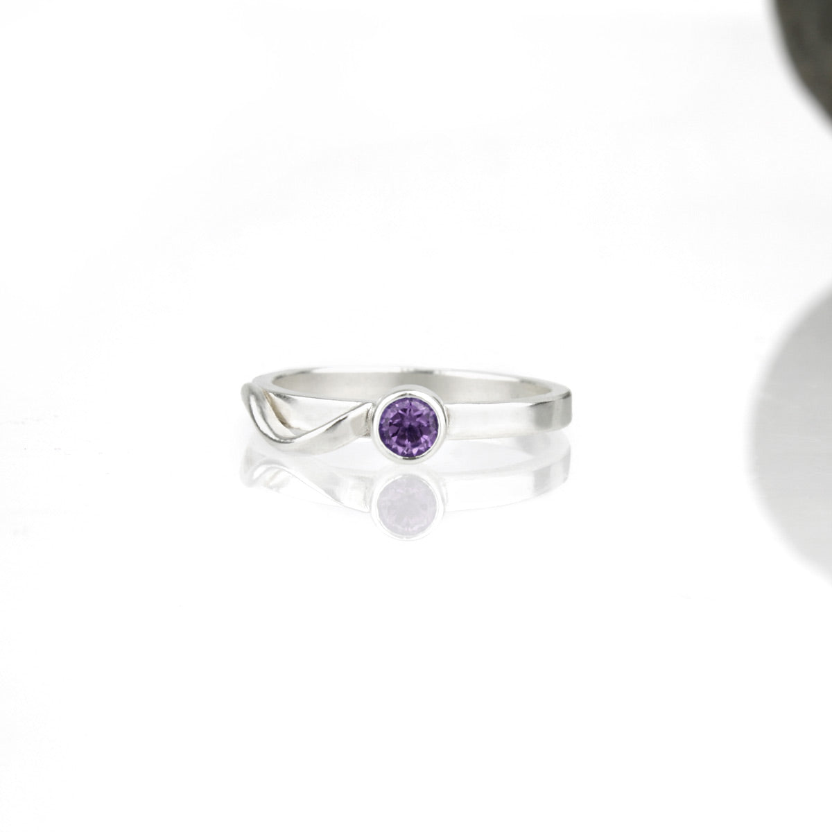 Cascade Ring with Amethyst