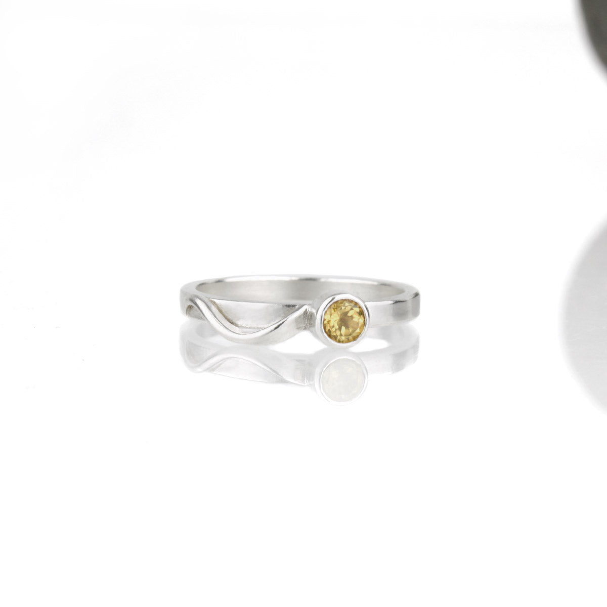 Cascade Ring with Citrine