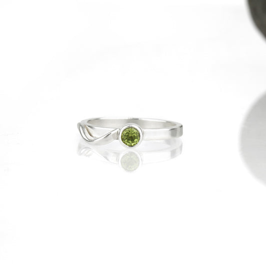 Cascade Ring with Peridot