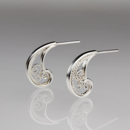 Zephyr Wisp Stud Earrings