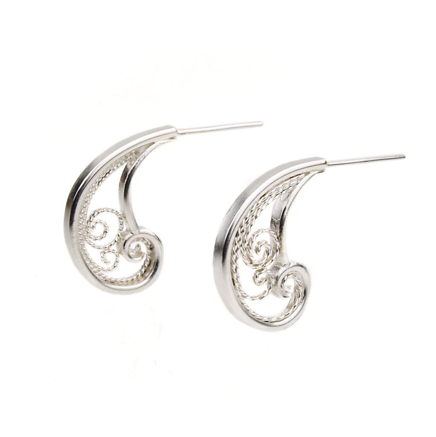 Zephyr Wisp Stud Earrings