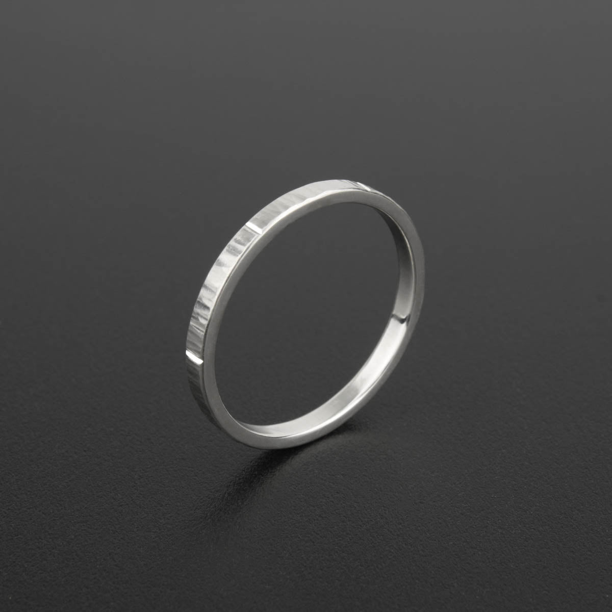 Silver Hashmark Ring