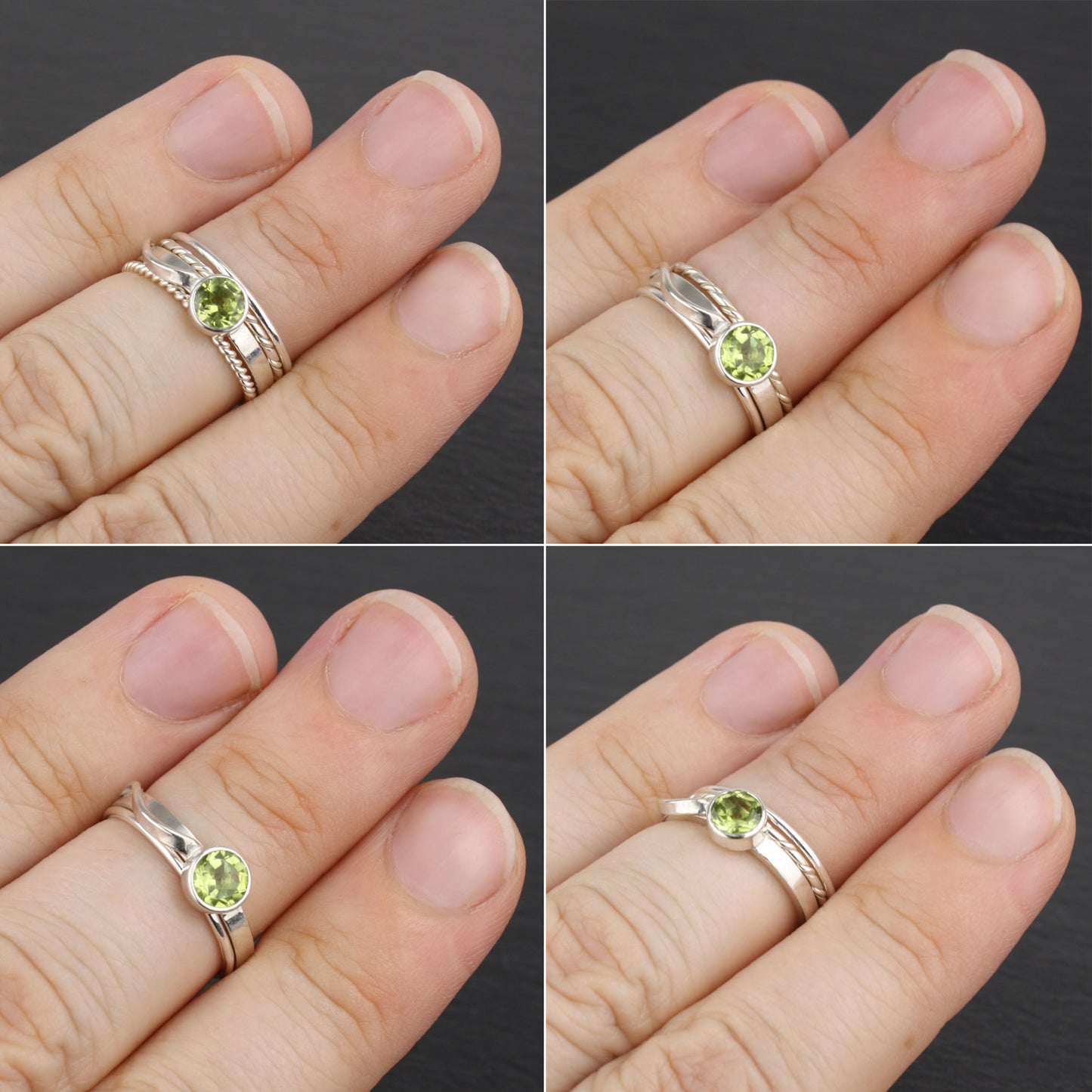 Silver Stacking Ring - Single Ring