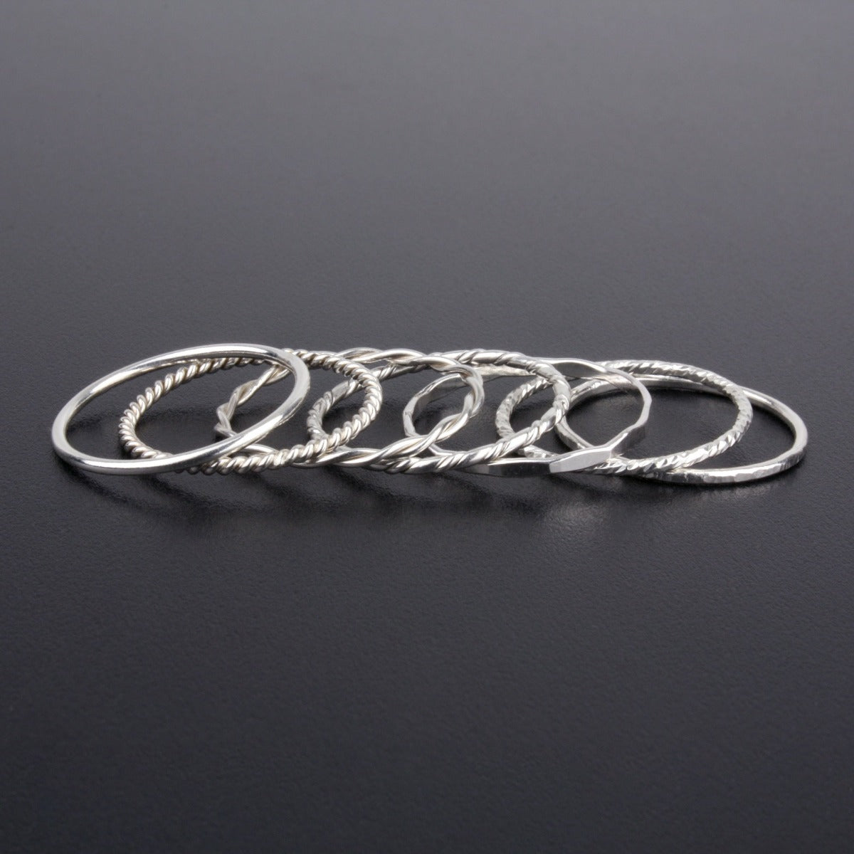 Silver Stacking Ring - Single Ring