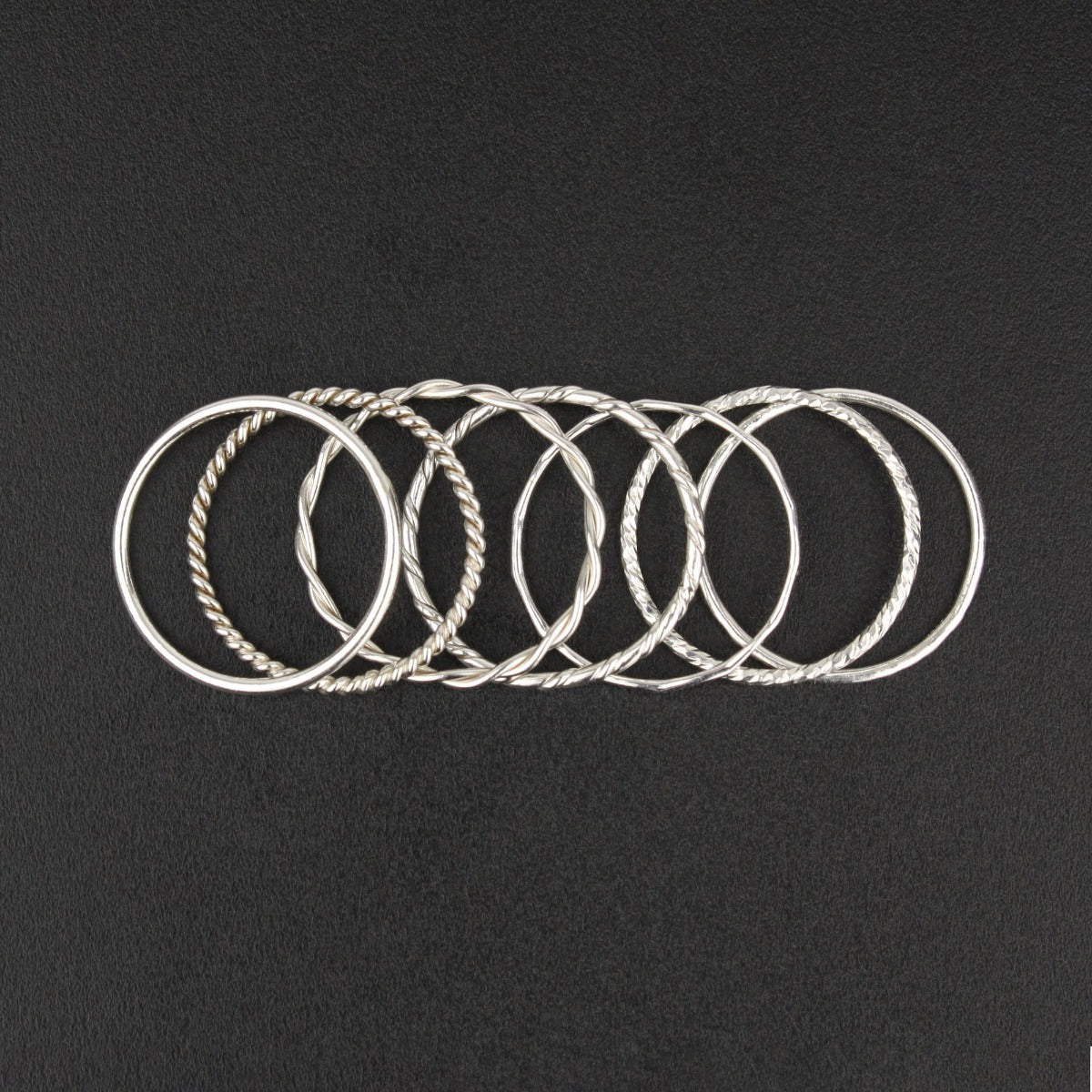 Silver Stacking Ring - Single Ring
