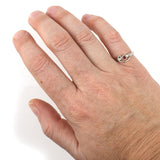 Arabesque Ring with Garnet