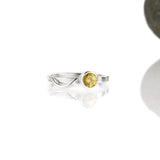 Cascade Ring with 5mm Citrine