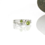 Cascade Ring with Peridot