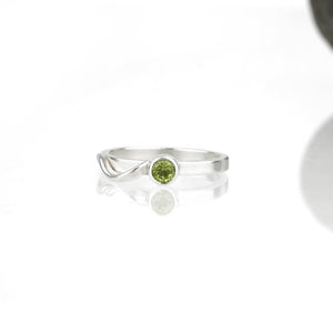 Cascade Ring with Peridot