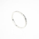 Silver Hashmark Ring