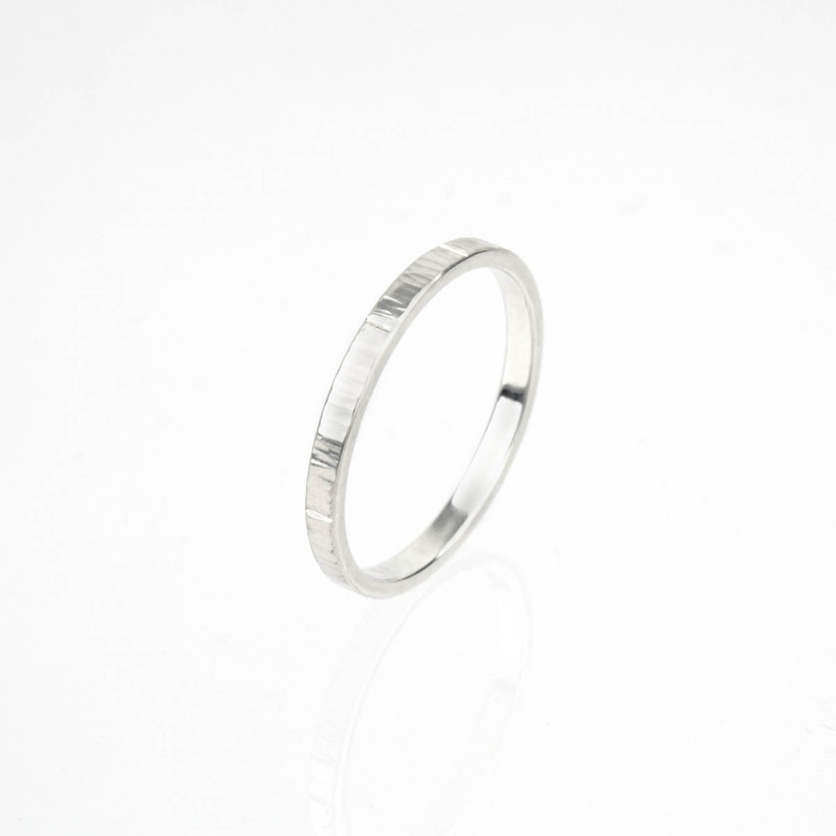 Silver Hashmark Ring