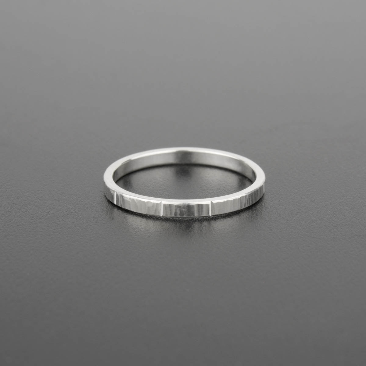 Silver Hashmark Ring