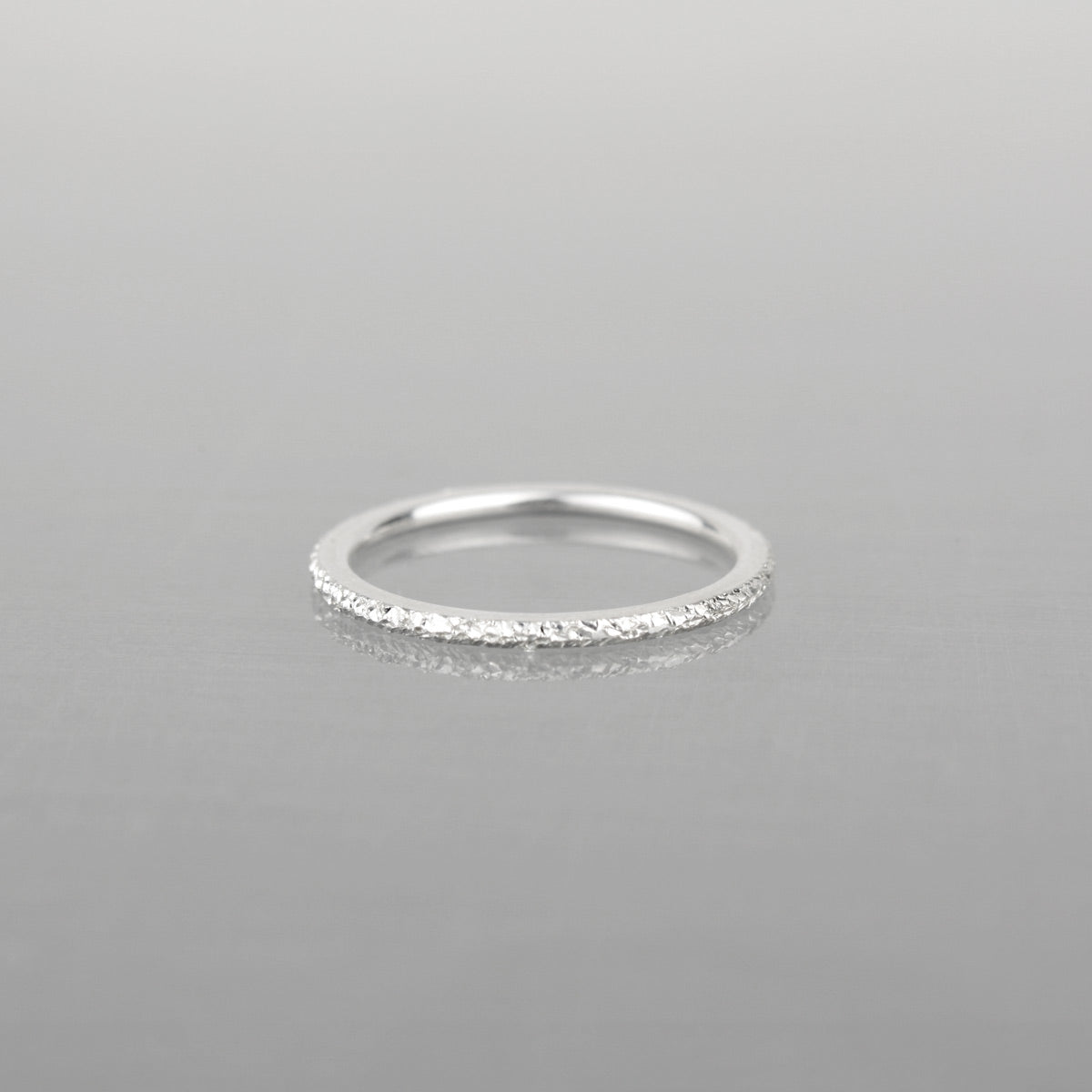 Silver Sparkle Ring - Single Ring