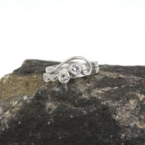 Arabesque Ring with White Sapphire